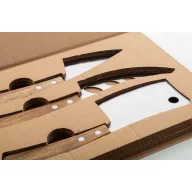  Set 3 cutite branza, 2410E24824, Everestus, 172 x 240 x 20 mm, Otel, Natur