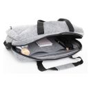 Geanta documente, 2410E25002, Everestus, 405 x 280 x 110 mm, Pasla, Gri