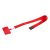 Suport lanyard pentru telefon, 2502E15784, Everestus, 20 x 550 mm, PET, Rosu