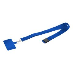   Suport lanyard pentru telefon, 2502E15780, Everestus, 20 x 550 mm, PET, Albastru