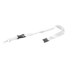 Lanyard, 2502E14315, Everestus, 20 x 560 mm, Poliester, Alb