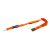 Lanyard, 2502E14311, Everestus, 20 x 560 mm, Poliester, Portocaliu