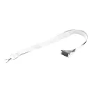 Lanyard, 2502E14327, Everestus, 20 x 450 mm, Poliester, Alb