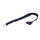Lanyard, 2502E14319, Everestus, 20 x 450 mm, Poliester, Albastru dark