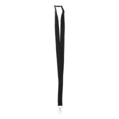   Lanyard, 2502E14317, Everestus, 20 x 450 mm, Poliester, Negru