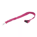 Lanyard, 2502E14324, Everestus, 20 x 450 mm, Poliester, Roz