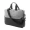 Geanta documente, 2502E16155, Everestus, 395 x 300 x 80 mm, Poliester, Poliuretan, Gri, Negru