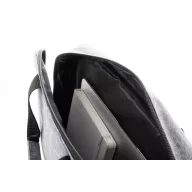   Geanta documente, 2502E16155, Everestus, 395 x 300 x 80 mm, Poliester, Poliuretan, Gri, Negru