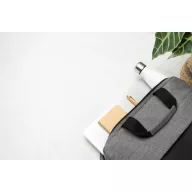   Geanta documente, 2502E16155, Everestus, 395 x 300 x 80 mm, Poliester, Poliuretan, Gri, Negru