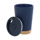 Cana termos, 260 ml, 2502E16309, Everestus, ⌀85 x 120 mm, Polipropilena, Bambus, Albastru dark