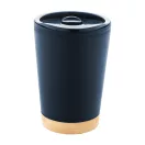Cana termos, 260 ml, 2502E16309, Everestus, ⌀85 x 120 mm, Polipropilena, Bambus, Albastru dark