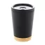 Cana termos, 260 ml, 2502E16308, Everestus, ⌀85 x 120 mm, Polipropilena, Bambus, Negru