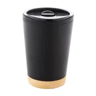   Cana termos, 260 ml, 2502E16308, Everestus, ⌀85 x 120 mm, Polipropilena, Bambus, Negru