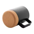 Cana 400 ml, 2502E16508, Everestus, ⌀84 x 105 mm, Polipropilena, Pluta, Negru