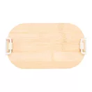 Caserola pranz 1000 ml, 2502E14234, Everestus, 195 x 110 x 70 mm, Polipropilena, Bambus, Natur