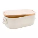 Caserola pranz 1000 ml, 2502E14234, Everestus, 195 x 110 x 70 mm, Polipropilena, Bambus, Natur
