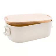   Caserola pranz 1000 ml, 2502E14234, Everestus, 195 x 110 x 70 mm, Polipropilena, Bambus, Natur
