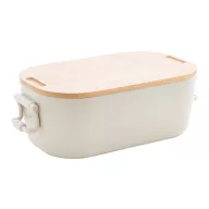   Caserola pranz 1000 ml, 2502E14234, Everestus, 195 x 110 x 70 mm, Polipropilena, Bambus, Natur