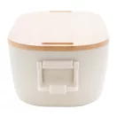 Caserola pranz 1000 ml, 2502E14234, Everestus, 195 x 110 x 70 mm, Polipropilena, Bambus, Natur