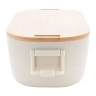   Caserola pranz 1000 ml, 2502E14234, Everestus, 195 x 110 x 70 mm, Polipropilena, Bambus, Natur