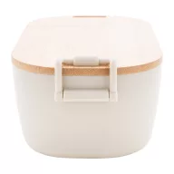   Caserola pranz 1000 ml, 2502E14234, Everestus, 195 x 110 x 70 mm, Polipropilena, Bambus, Natur