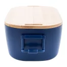Caserola pranz 1000 ml, 2502E14232, Everestus, 195 x 110 x 70 mm, Polipropilena, Bambus, Albastru dark