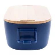   Caserola pranz 1000 ml, 2502E14232, Everestus, 195 x 110 x 70 mm, Polipropilena, Bambus, Albastru dark