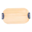Caserola pranz 1000 ml, 2502E14232, Everestus, 195 x 110 x 70 mm, Polipropilena, Bambus, Albastru dark