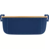   Caserola pranz 1000 ml, 2502E14232, Everestus, 195 x 110 x 70 mm, Polipropilena, Bambus, Albastru dark