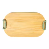   Caserola pentru alimente, 1000 ml, Everestus, 2601E15034, 195x110x70 mm, Polipropilena, Bambus, Verde