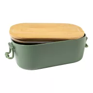   Caserola pentru alimente, 1000 ml, Everestus, 2601E15034, 195x110x70 mm, Polipropilena, Bambus, Verde