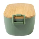 Caserola pentru alimente, 1000 ml, Everestus, 2601E15034, 195x110x70 mm, Polipropilena, Bambus, Verde