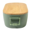 Caserola pentru alimente, 1000 ml, Everestus, 2601E15034, 195x110x70 mm, Polipropilena, Bambus, Verde