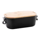 Caserola pranz 1000 ml, 2502E14231, Everestus, 195 x 110 x 70 mm, Polipropilena, Bambus, Negru