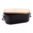 Caserola pranz 1000 ml, 2502E14231, Everestus, 195 x 110 x 70 mm, Polipropilena, Bambus, Negru