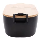 Caserola pranz 1000 ml, 2502E14231, Everestus, 195 x 110 x 70 mm, Polipropilena, Bambus, Negru