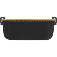  Caserola pranz 1000 ml, 2502E14231, Everestus, 195 x 110 x 70 mm, Polipropilena, Bambus, Negru