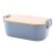 Caserola pranz 1000 ml, 2502E14233, Everestus, 195 x 110 x 70 mm, Polipropilena, Bambus, Gri