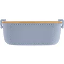 Caserola pranz 1000 ml, 2502E14233, Everestus, 195 x 110 x 70 mm, Polipropilena, Bambus, Gri
