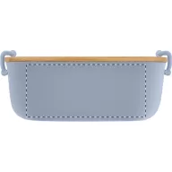   Caserola pranz 1000 ml, 2502E14233, Everestus, 195 x 110 x 70 mm, Polipropilena, Bambus, Gri