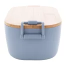 Caserola pranz 1000 ml, 2502E14233, Everestus, 195 x 110 x 70 mm, Polipropilena, Bambus, Gri
