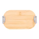 Caserola pranz 1000 ml, 2502E14233, Everestus, 195 x 110 x 70 mm, Polipropilena, Bambus, Gri