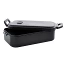 Caserola pranz 1000 ml, 2502E14236, Everestus, 212 x 115 x 60 mm, Polipropilena, Negru