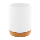 Cana 280 ml, 2502E16485, Everestus, ⌀75 x 105 mm, Ceramica, Pluta, Alb