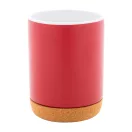 Cana 280 ml, 2502E16484, Everestus, ⌀75 x 105 mm, Ceramica, Pluta, Rosu