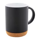 Cana 280 ml, 2502E16482, Everestus, ⌀75 x 105 mm, Ceramica, Pluta, Negru