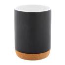 Cana 280 ml, 2502E16482, Everestus, ⌀75 x 105 mm, Ceramica, Pluta, Negru