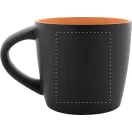 Cana 300 ml, 2502E16495, Everestus, ⌀90 x 85 mm, Ceramica, Portocaliu