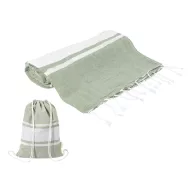   Prosop de plaja, Everestus, 2601E15343, 900x1800 mm, Bumbac, Poliester, Verde