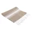 Prosop de plaja, Everestus, 2601E14851, 900x1800 mm, Bumbac, Poliester, Natur